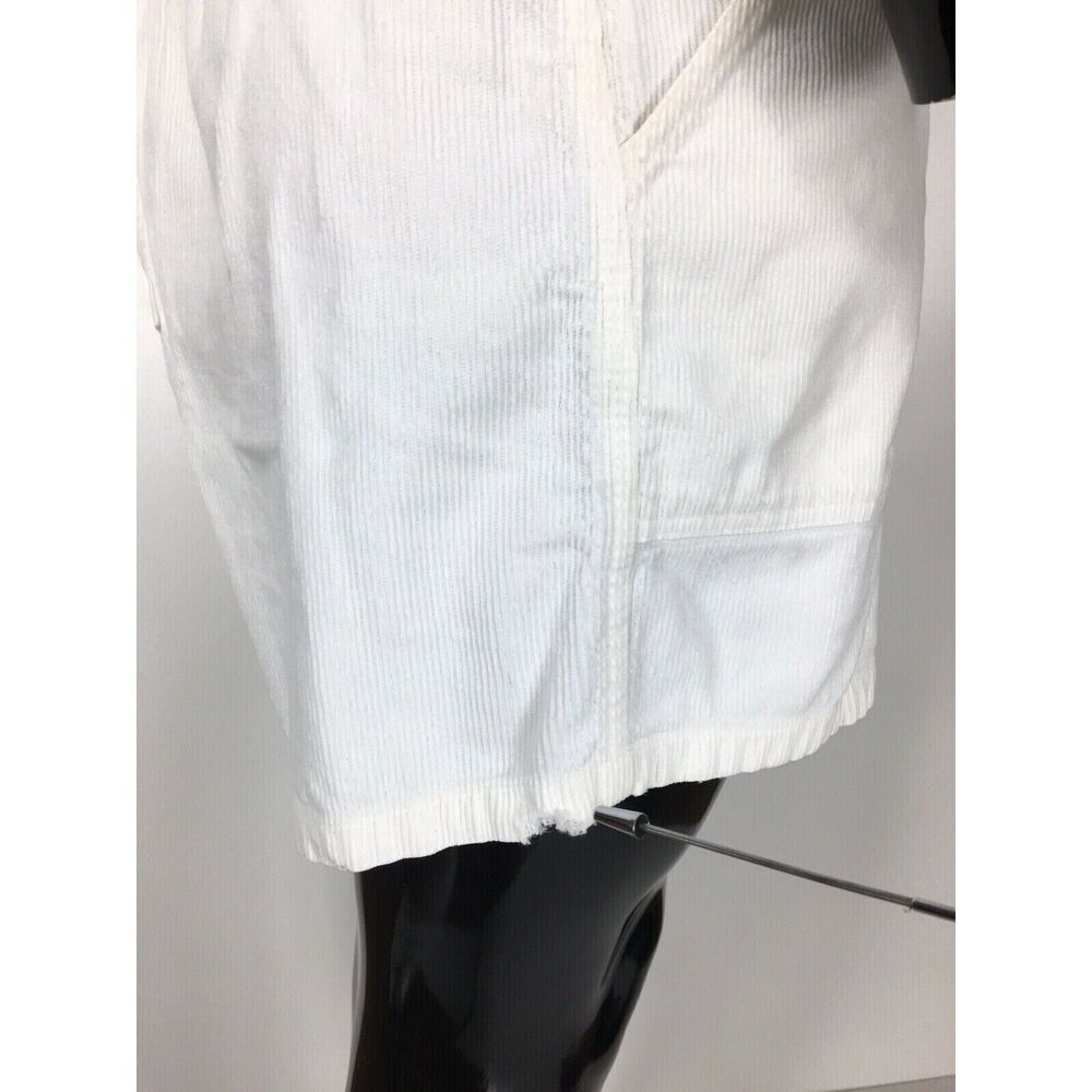 Vintage 80s Towncraft Corduroy Beach Surfer White Board Shorts Men's Size 42 - Picture 10 of 10